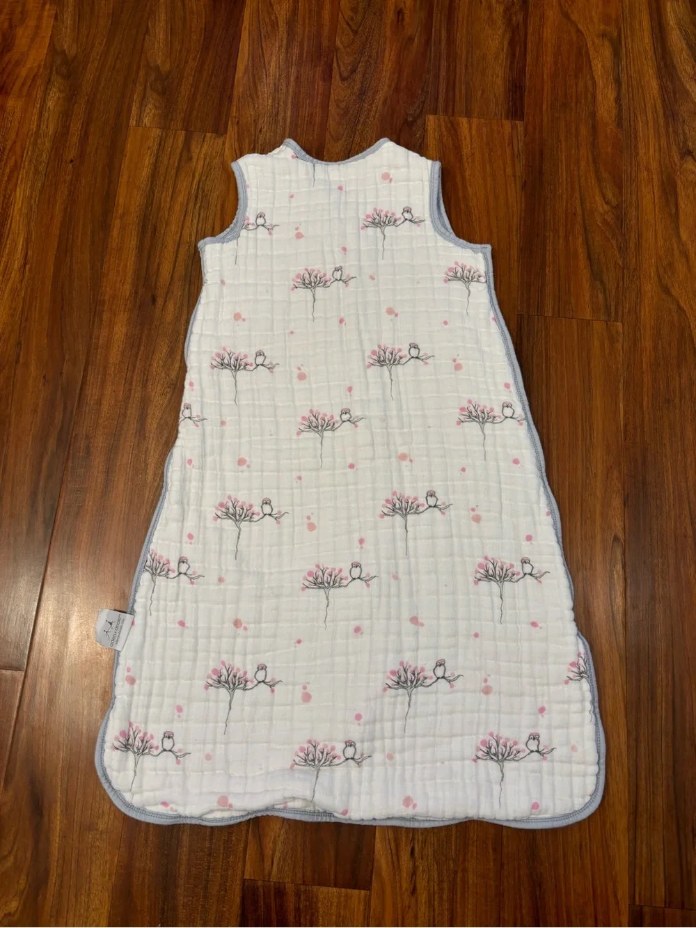 Aden+Anais For The Birds White Muslin 4 Layer Sleep Sack Sleep Bag